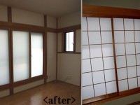 【内窓】カラー：ニュートラルウッドG　和紙調ガラス